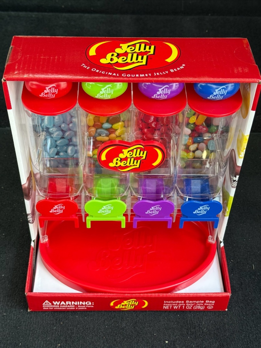 NEW Jelly Belly My Favorites 4-Chamber Jelly Bean Machine Dispenser